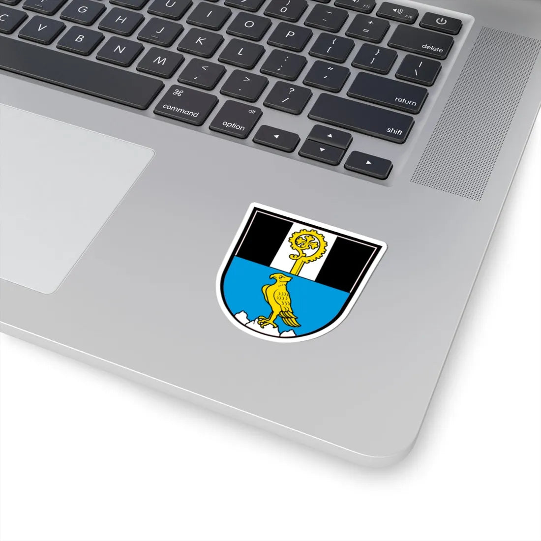 DEU Falkenberg Oberpfalz COA (Germany) (Coat of Arms) STICKER Vinyl Kiss-Cut Decal - The Sticker Space