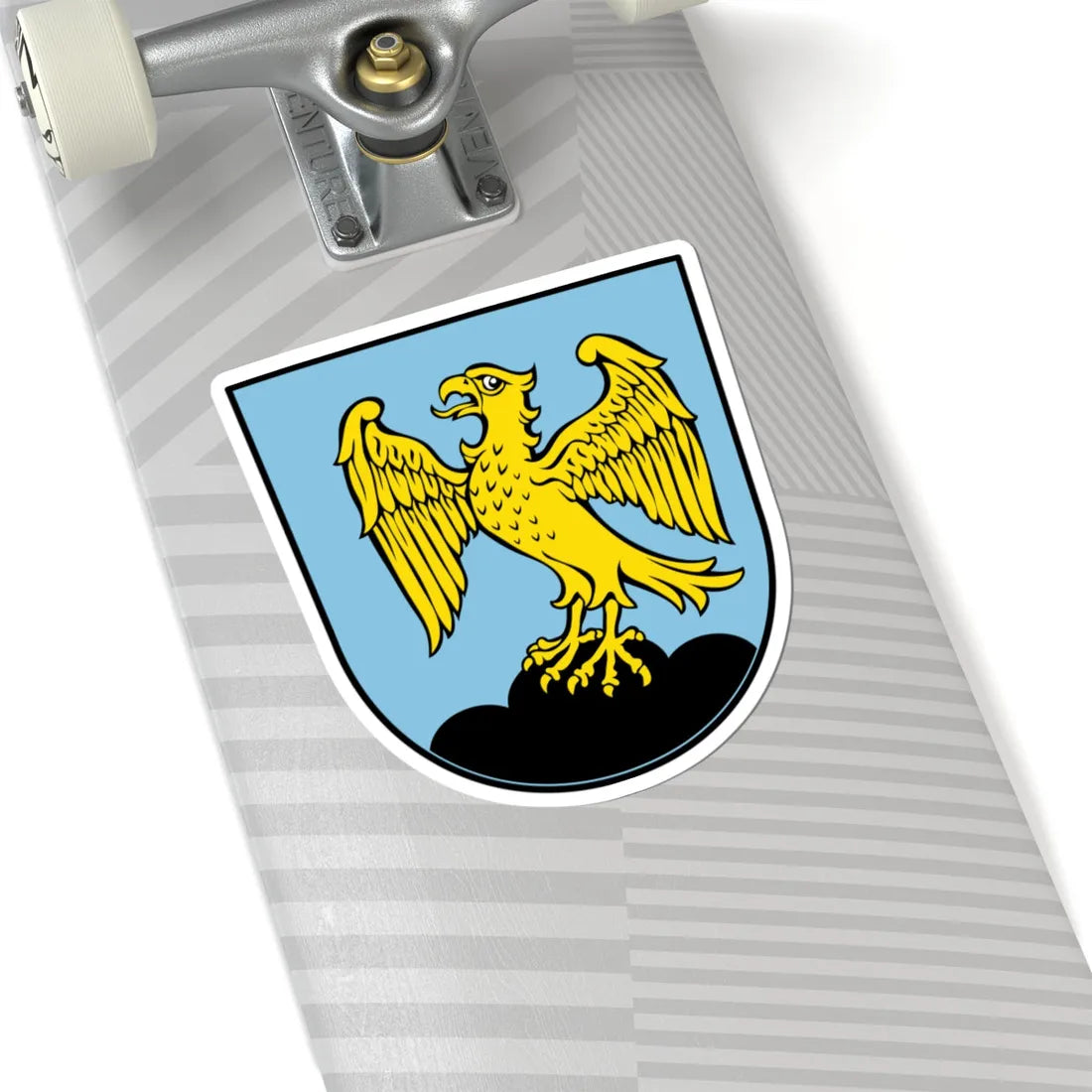 DEU Falkenstein Oberpfalz COA (Germany) (Coat of Arms) STICKER Vinyl Kiss-Cut Decal - The Sticker Space