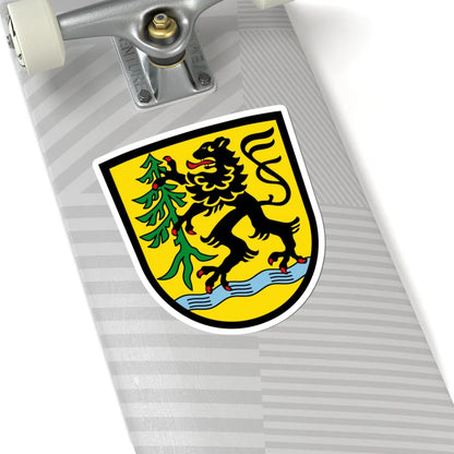 DEU Feichten an der Alz COA (Germany) (Coat of Arms) STICKER Vinyl Kiss-Cut Decal - The Sticker Space