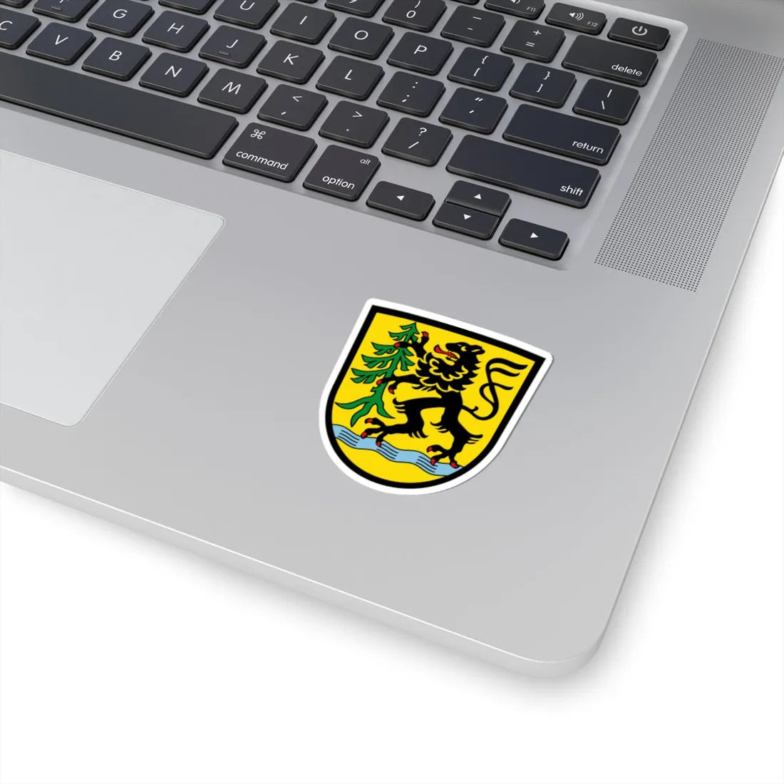 DEU Feichten an der Alz COA (Germany) (Coat of Arms) STICKER Vinyl Kiss-Cut Decal - The Sticker Space