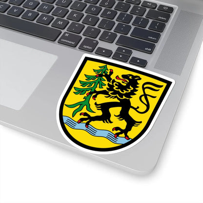 DEU Feichten an der Alz COA (Germany) (Coat of Arms) STICKER Vinyl Kiss-Cut Decal - The Sticker Space