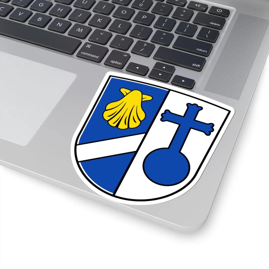 DEU Feldkirchen Landkreis München COA (Germany) (Coat of Arms) STICKER Vinyl Kiss-Cut Decal - The Sticker Space