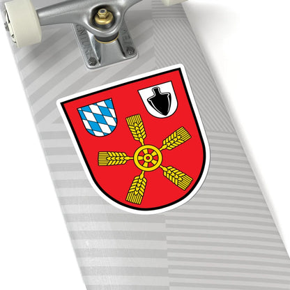 DEU Feldkirchen Niederbayern COA (Germany) (Coat of Arms) STICKER Vinyl Kiss-Cut Decal - The Sticker Space
