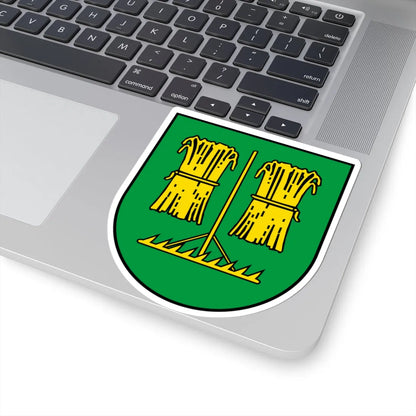 DEU Feldstetten COA (Germany) (Coat of Arms) STICKER Vinyl Kiss-Cut Decal - The Sticker Space