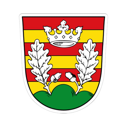 DEU Fellen COA (Germany) (Coat of Arms) STICKER Vinyl Kiss-Cut Decal 6 Inch White - The Sticker Space