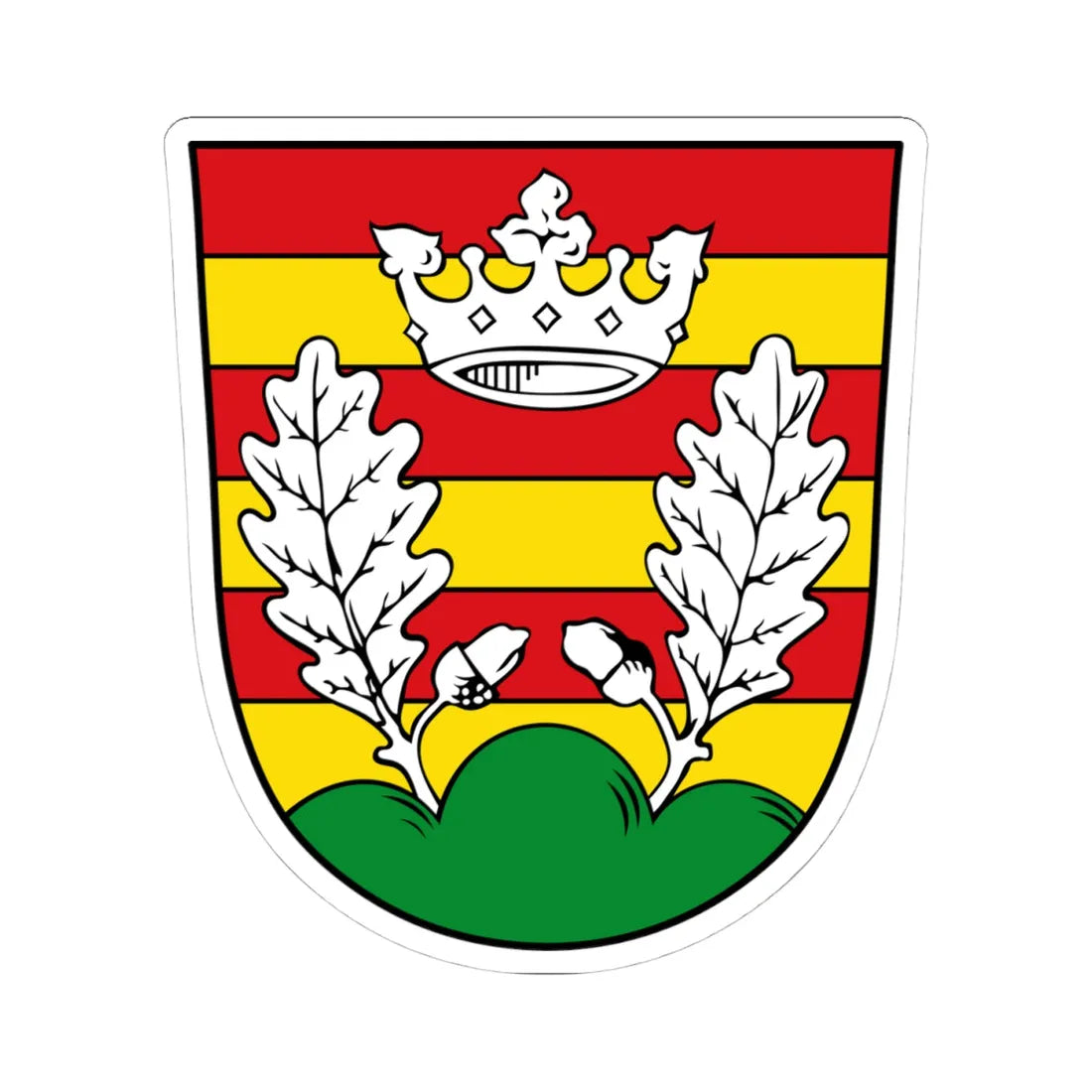 DEU Fellen COA (Germany) (Coat of Arms) STICKER Vinyl Kiss-Cut Decal - The Sticker Space