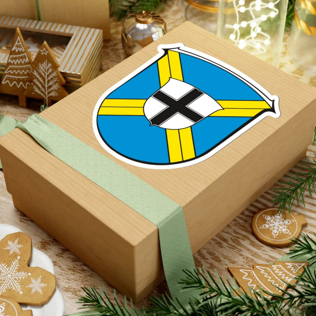 DEU Fernwald COA (Germany) (Coat of Arms) STICKER Vinyl Kiss-Cut Decal - The Sticker Space