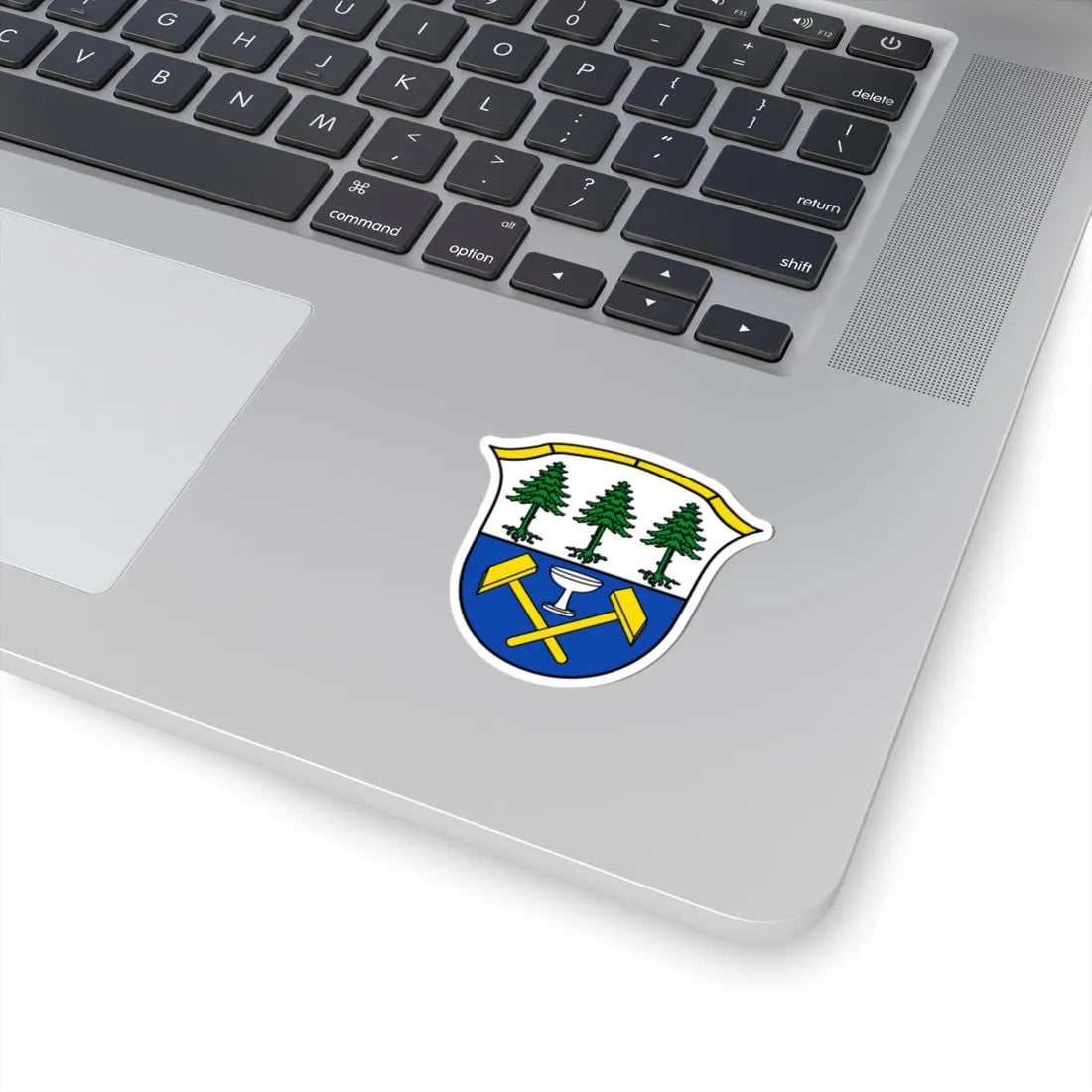DEU Fichtelberg Oberfranken COA (Germany) (Coat of Arms) STICKER Vinyl Kiss-Cut Decal - The Sticker Space
