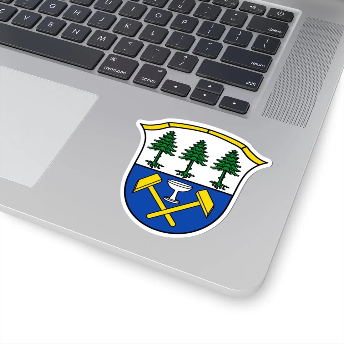DEU Fichtelberg Oberfranken COA (Germany) (Coat of Arms) STICKER Vinyl Kiss-Cut Decal - The Sticker Space