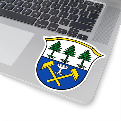 DEU Fichtelberg Oberfranken COA (Germany) (Coat of Arms) STICKER Vinyl Kiss-Cut Decal - The Sticker Space