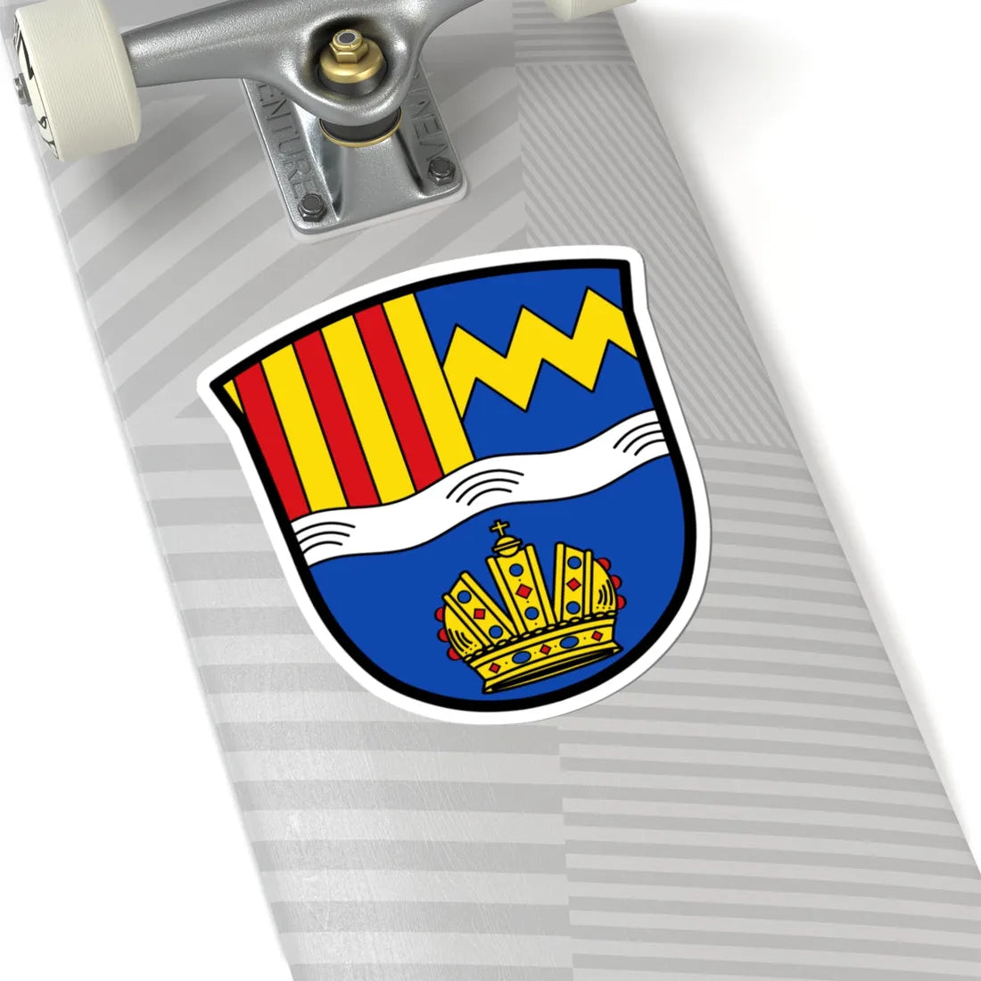 DEU Fischbachau COA (Germany) (Coat of Arms) STICKER Vinyl Kiss-Cut Decal - The Sticker Space