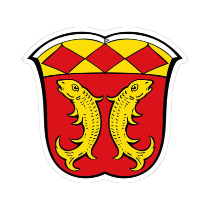 DEU Fischen im Allgäu COA (Germany) (Coat of Arms) STICKER Vinyl Kiss-Cut Decal - The Sticker Space