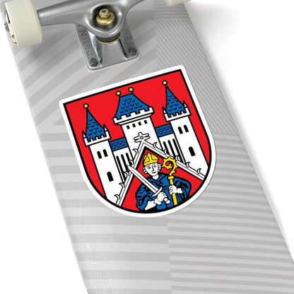DEU Fladungen COA (Germany) (Coat of Arms) STICKER Vinyl Kiss-Cut Decal - The Sticker Space