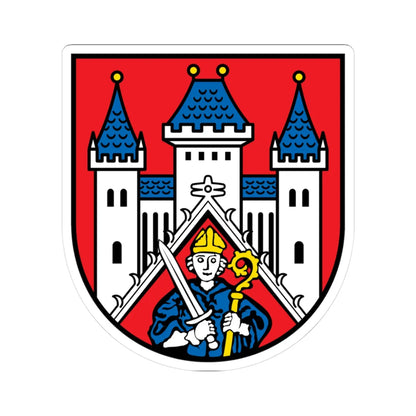 DEU Fladungen COA (Germany) (Coat of Arms) STICKER Vinyl Kiss-Cut Decal - The Sticker Space