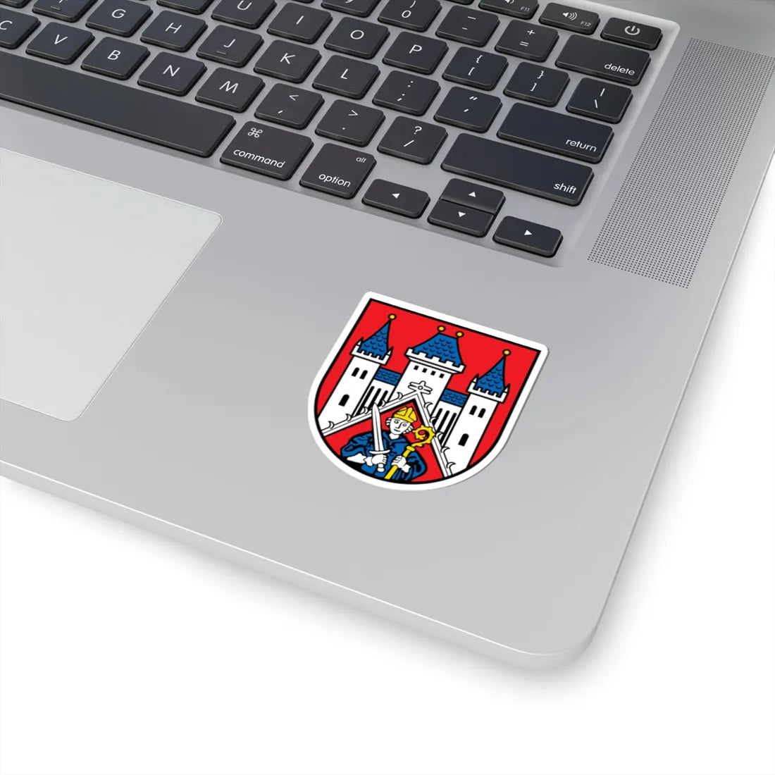 DEU Fladungen COA (Germany) (Coat of Arms) STICKER Vinyl Kiss-Cut Decal - The Sticker Space