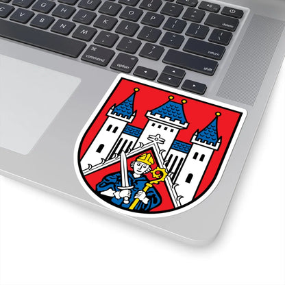 DEU Fladungen COA (Germany) (Coat of Arms) STICKER Vinyl Kiss-Cut Decal - The Sticker Space