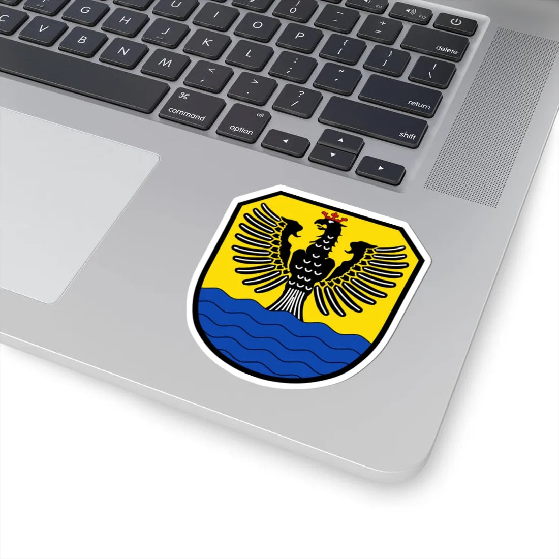 DEU Floß Oberpfalz COA (Germany) (Coat of Arms) STICKER Vinyl Kiss-Cut Decal - The Sticker Space