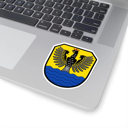 DEU Floß Oberpfalz COA (Germany) (Coat of Arms) STICKER Vinyl Kiss-Cut Decal - The Sticker Space