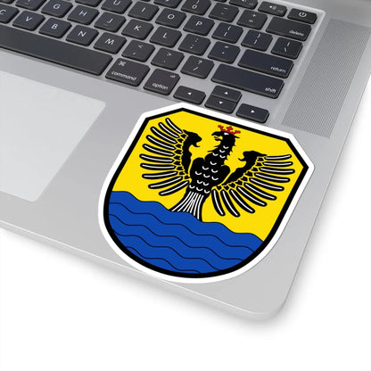 DEU Floß Oberpfalz COA (Germany) (Coat of Arms) STICKER Vinyl Kiss-Cut Decal - The Sticker Space