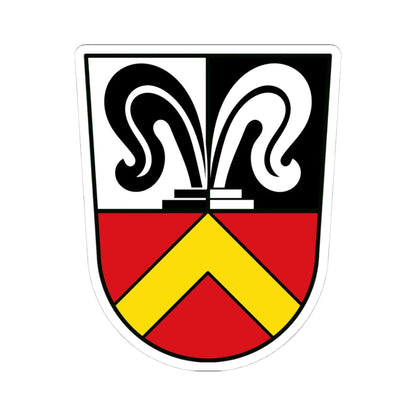 DEU Forheim Schwaben COA (Germany) (Coat of Arms) STICKER Vinyl Kiss-Cut Decal 4 Inch White - The Sticker Space