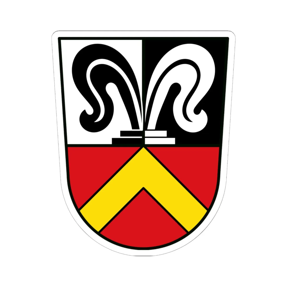 DEU Forheim Schwaben COA (Germany) (Coat of Arms) STICKER Vinyl Kiss-Cut Decal - The Sticker Space