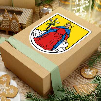 DEU Frauenstein Erzgebirge COA (Germany) (Coat of Arms) STICKER Vinyl Kiss-Cut Decal - The Sticker Space