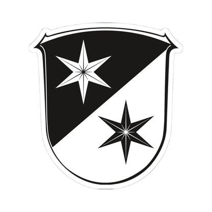 DEU Frechenhausen COA (Germany) (Coat of Arms) STICKER Vinyl Kiss-Cut Decal 4 Inch White - The Sticker Space