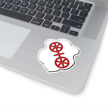 DEU Fritzlar COA (Germany) (Coat of Arms) STICKER Vinyl Kiss-Cut Decal - The Sticker Space