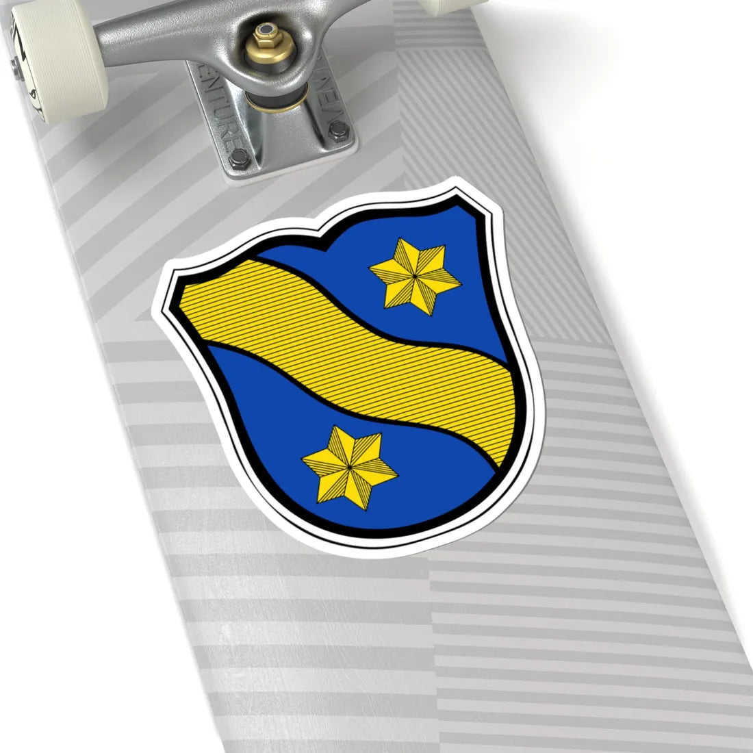 DEU Fränkisch-Crumbach COA (Germany) (Coat of Arms) STICKER Vinyl Kiss-Cut Decal - The Sticker Space