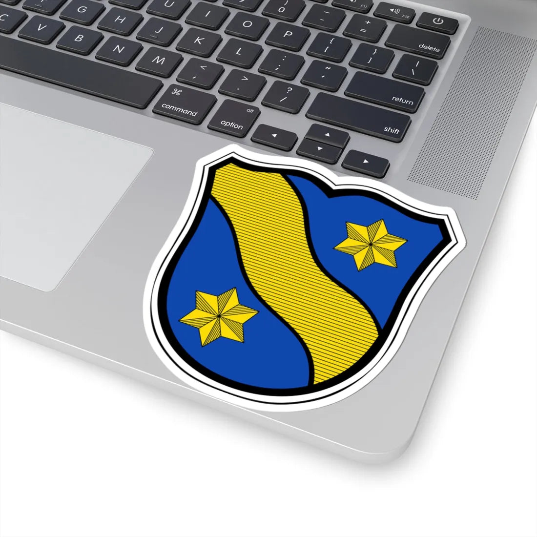 DEU Fränkisch-Crumbach COA (Germany) (Coat of Arms) STICKER Vinyl Kiss-Cut Decal - The Sticker Space