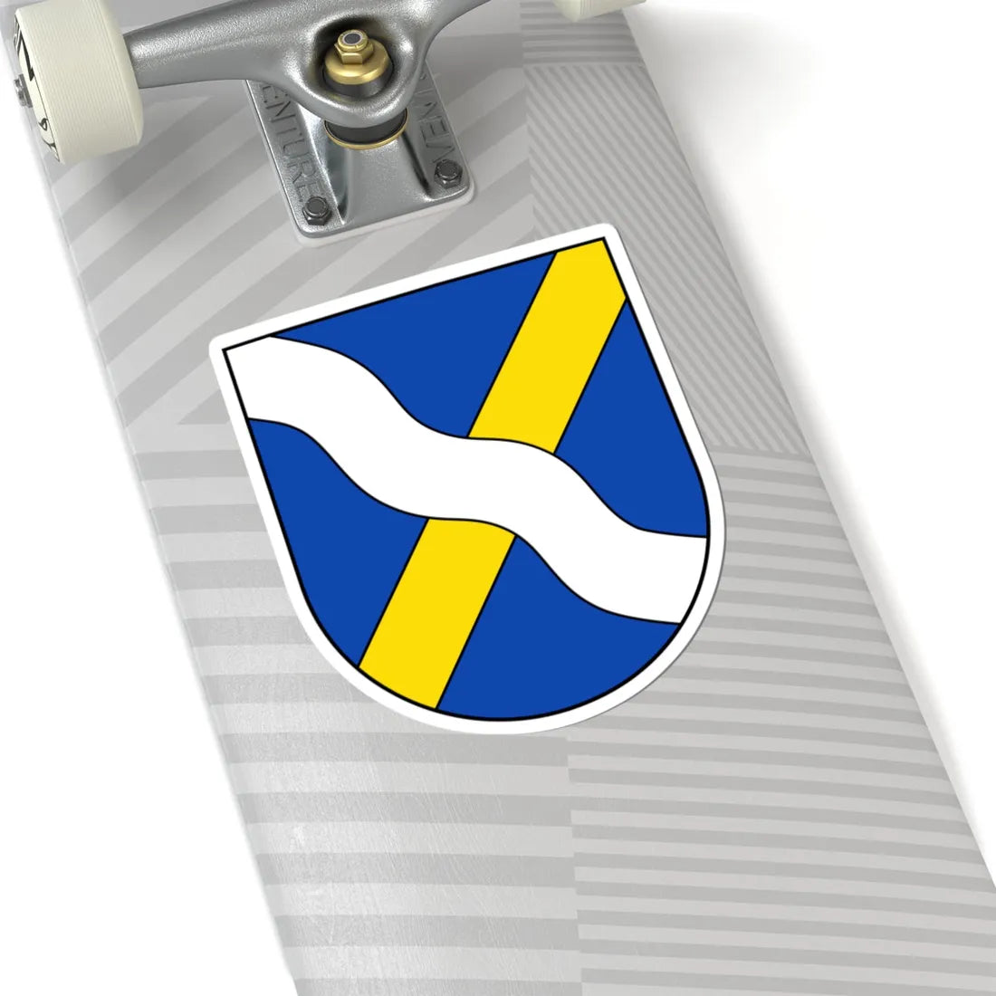 DEU Fuerth im Ostertal COA (Germany) (Coat of Arms) STICKER Vinyl Kiss-Cut Decal - The Sticker Space