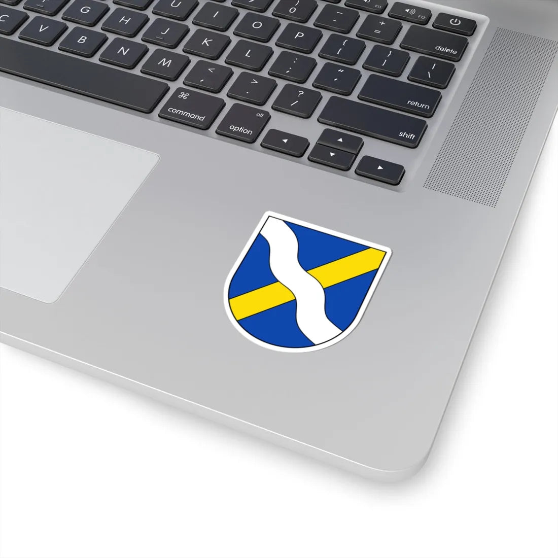 DEU Fuerth im Ostertal COA (Germany) (Coat of Arms) STICKER Vinyl Kiss-Cut Decal - The Sticker Space