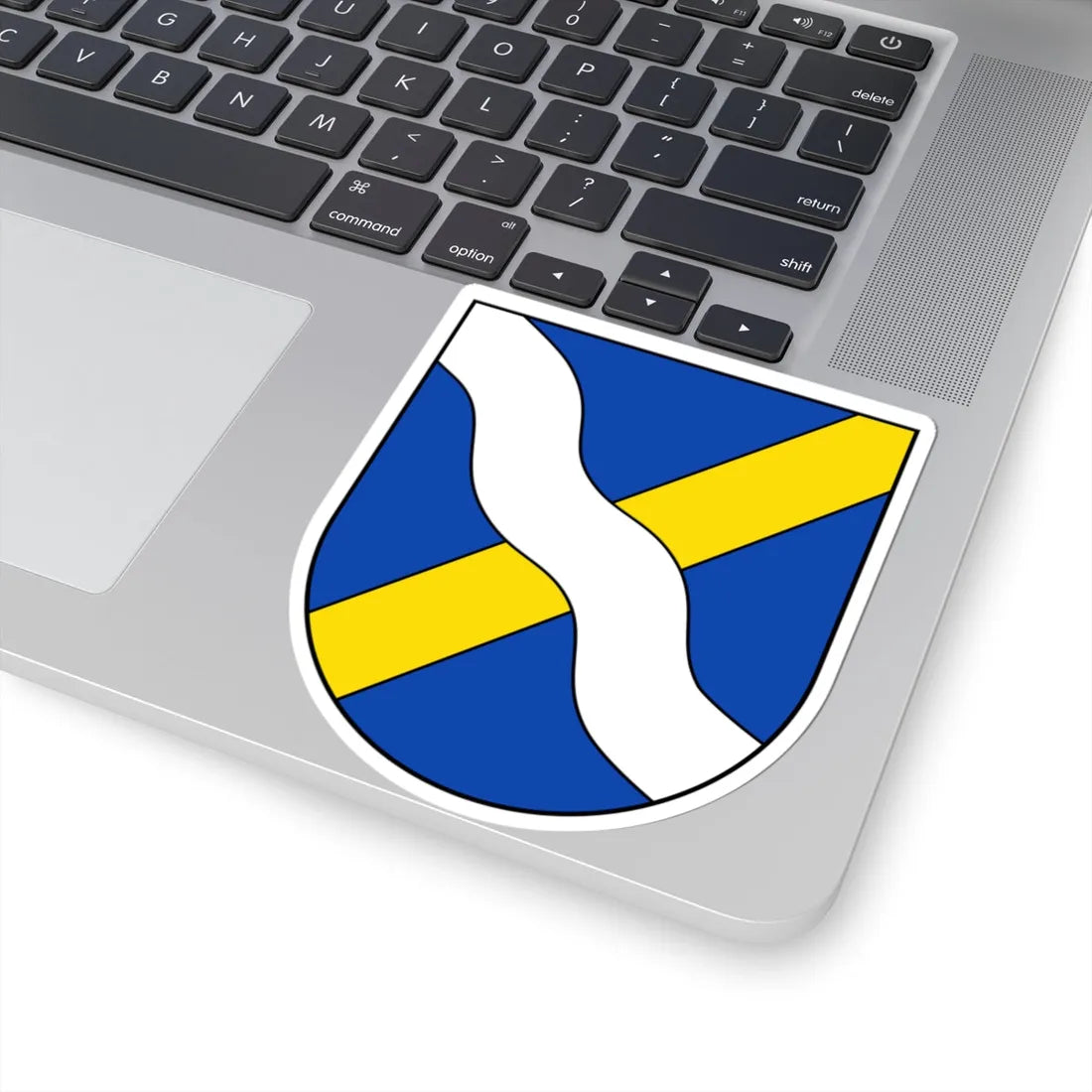 DEU Fuerth im Ostertal COA (Germany) (Coat of Arms) STICKER Vinyl Kiss-Cut Decal - The Sticker Space