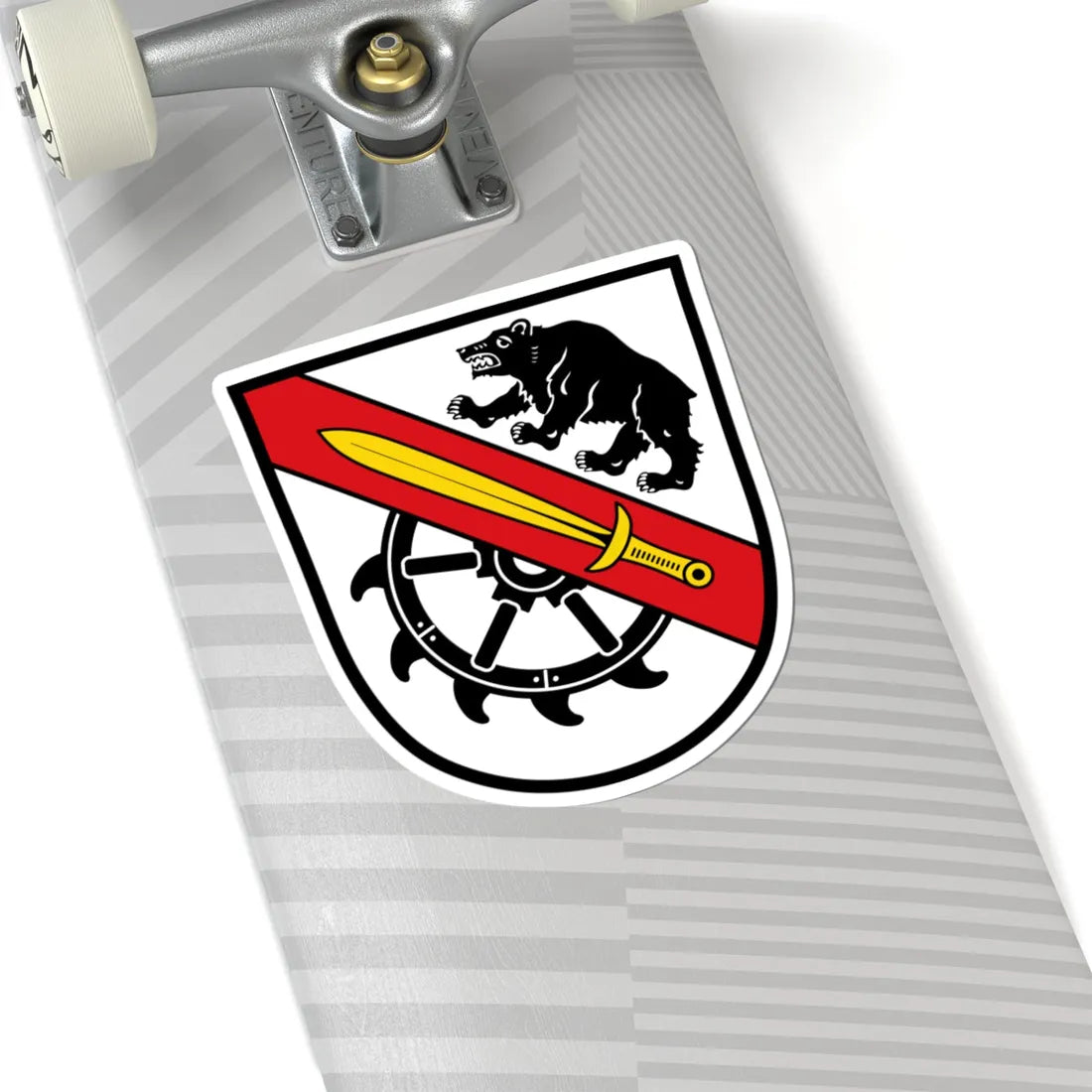 DEU Furth Niederbayern COA (Germany) (Coat of Arms) STICKER Vinyl Kiss-Cut Decal - The Sticker Space