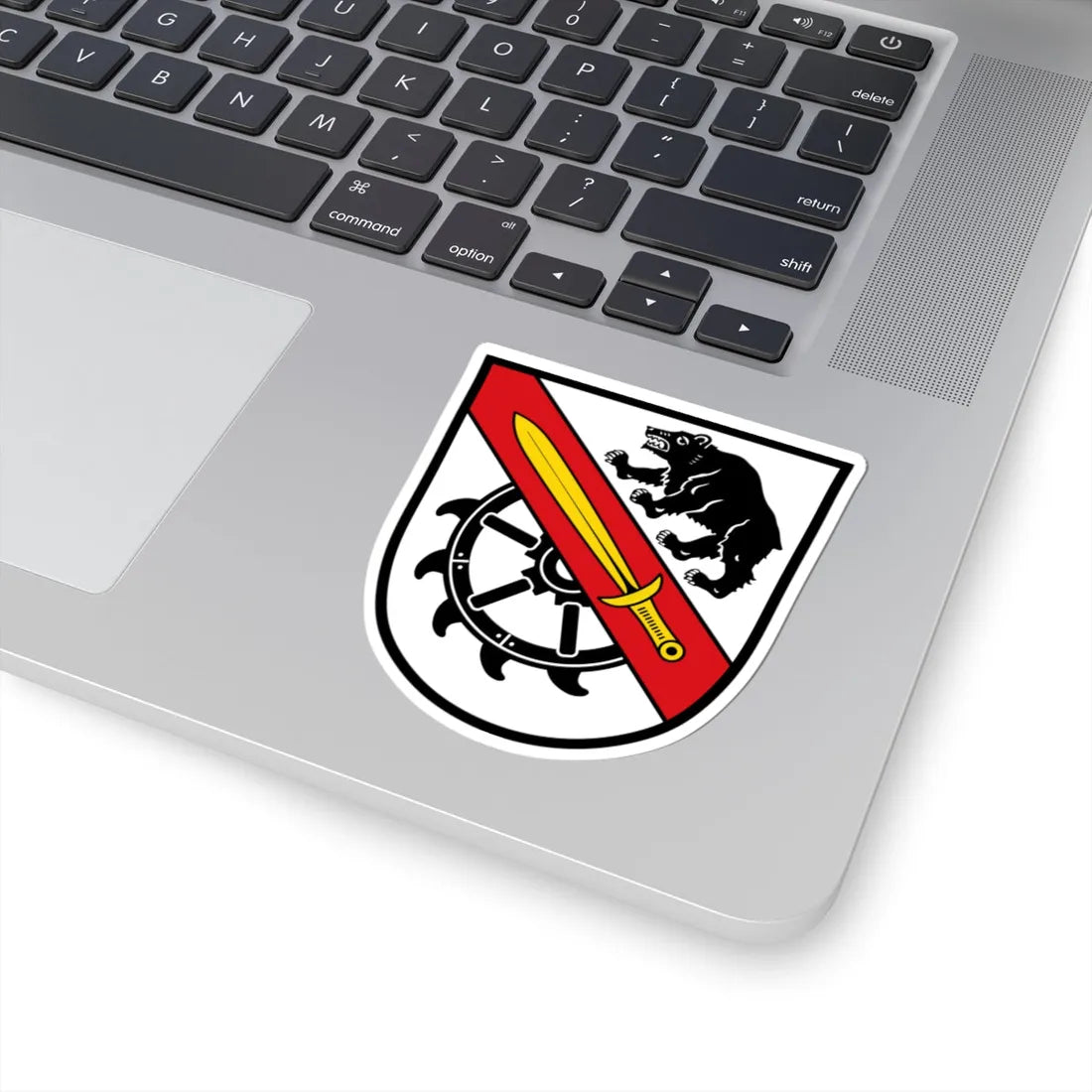 DEU Furth Niederbayern COA (Germany) (Coat of Arms) STICKER Vinyl Kiss-Cut Decal - The Sticker Space
