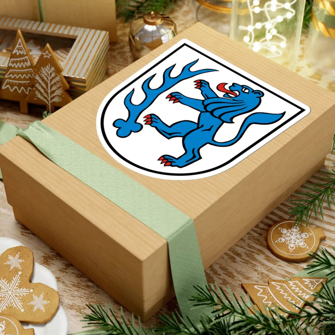 DEU Gammertingen COA (Germany) (Coat of Arms) STICKER Vinyl Kiss-Cut Decal - The Sticker Space