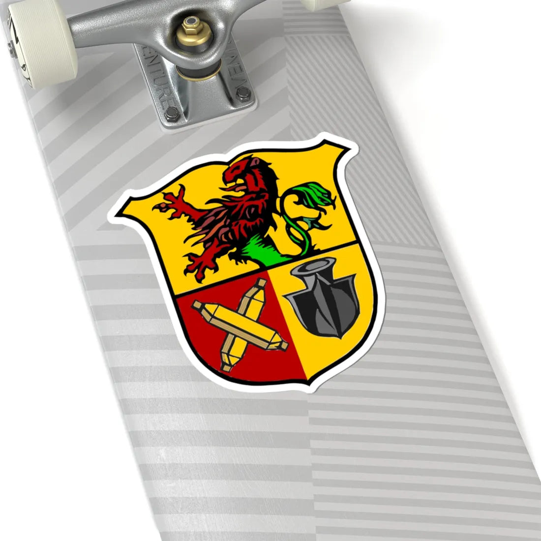 DEU Gelenau Erzgebirge COA (Germany) (Coat of Arms) STICKER Vinyl Kiss-Cut Decal - The Sticker Space