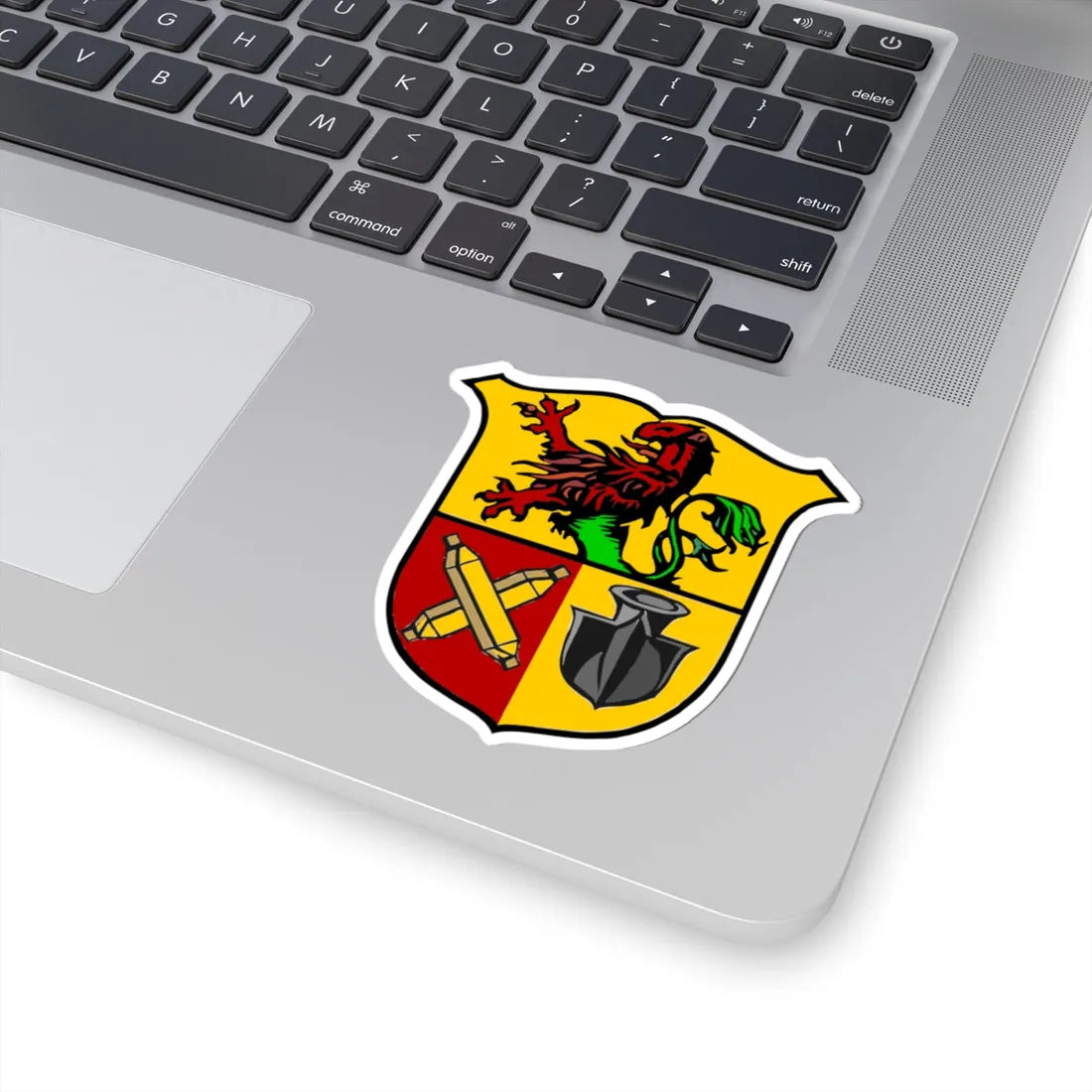 DEU Gelenau Erzgebirge COA (Germany) (Coat of Arms) STICKER Vinyl Kiss-Cut Decal - The Sticker Space