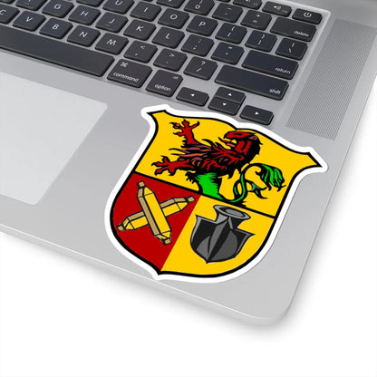 DEU Gelenau Erzgebirge COA (Germany) (Coat of Arms) STICKER Vinyl Kiss-Cut Decal - The Sticker Space