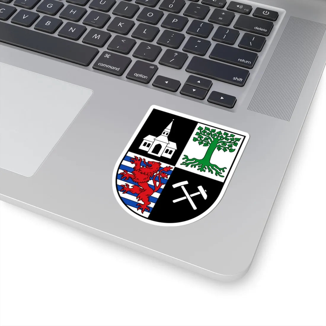 DEU Gelsenkirchen COA (Germany) (Coat of Arms) STICKER Vinyl Kiss-Cut Decal - The Sticker Space