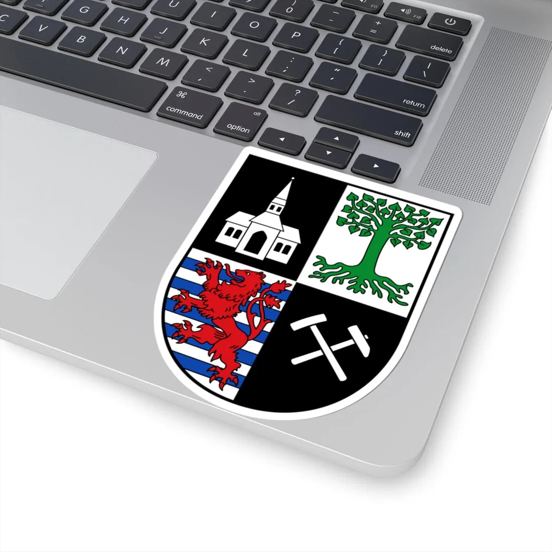 DEU Gelsenkirchen COA (Germany) (Coat of Arms) STICKER Vinyl Kiss-Cut Decal - The Sticker Space