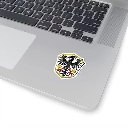 DEU Gemuenden Wohra COA (Germany) (Coat of Arms) STICKER Vinyl Kiss-Cut Decal - The Sticker Space