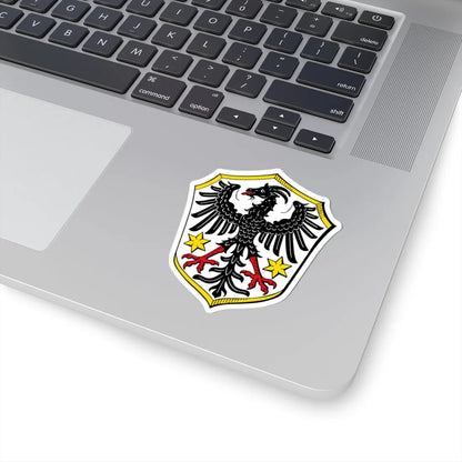 DEU Gemuenden Wohra COA (Germany) (Coat of Arms) STICKER Vinyl Kiss-Cut Decal - The Sticker Space
