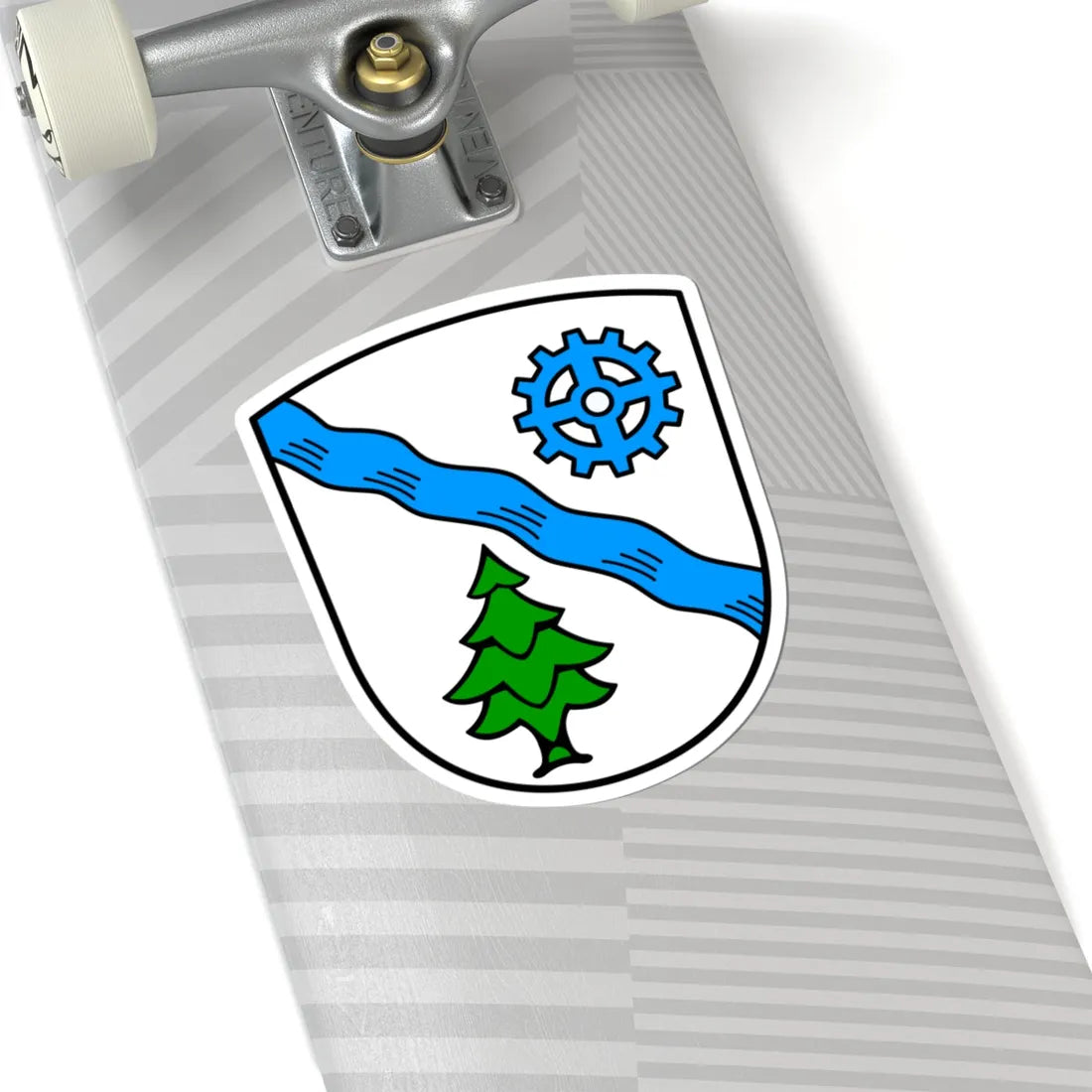 DEU Geretsried COA (Germany) (Coat of Arms) STICKER Vinyl Kiss-Cut Decal - The Sticker Space