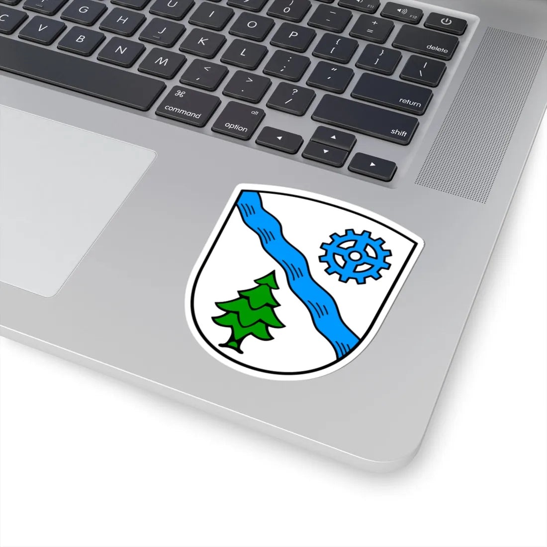 DEU Geretsried COA (Germany) (Coat of Arms) STICKER Vinyl Kiss-Cut Decal - The Sticker Space