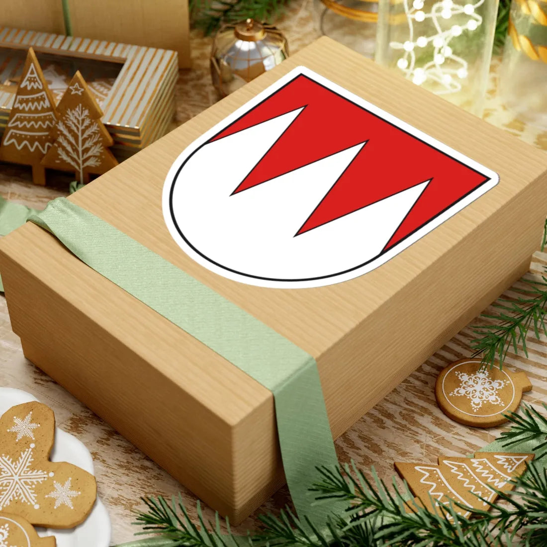 DEU Gerolzhofen COA (Germany) (Coat of Arms) STICKER Vinyl Kiss-Cut Decal - The Sticker Space