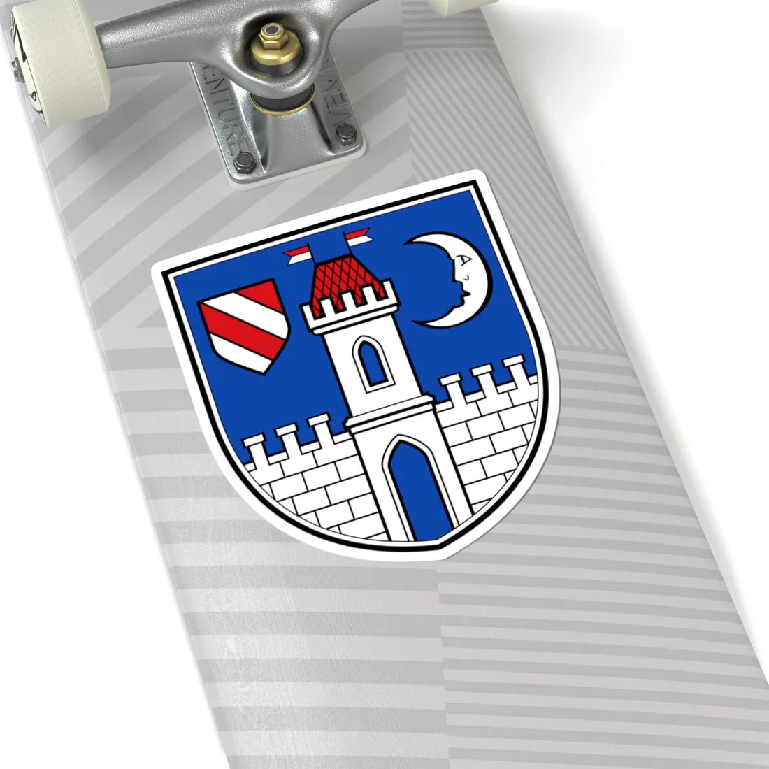 DEU Glauchau COA (Germany) (Coat of Arms) STICKER Vinyl Kiss-Cut Decal - The Sticker Space