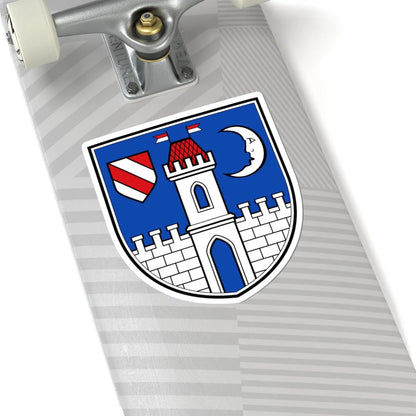 DEU Glauchau COA (Germany) (Coat of Arms) STICKER Vinyl Kiss-Cut Decal - The Sticker Space