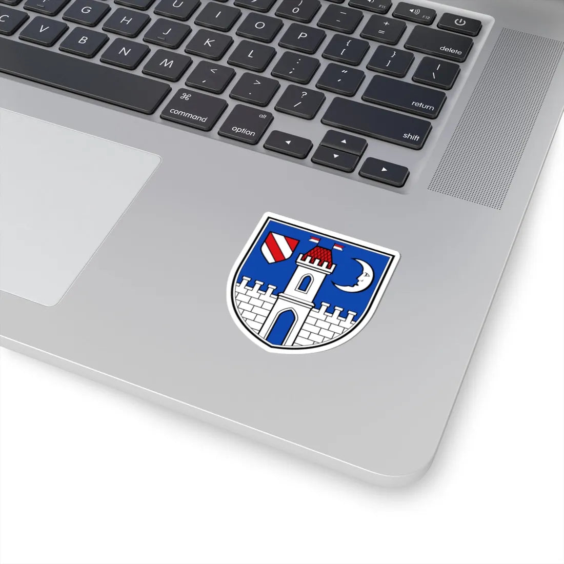 DEU Glauchau COA (Germany) (Coat of Arms) STICKER Vinyl Kiss-Cut Decal - The Sticker Space