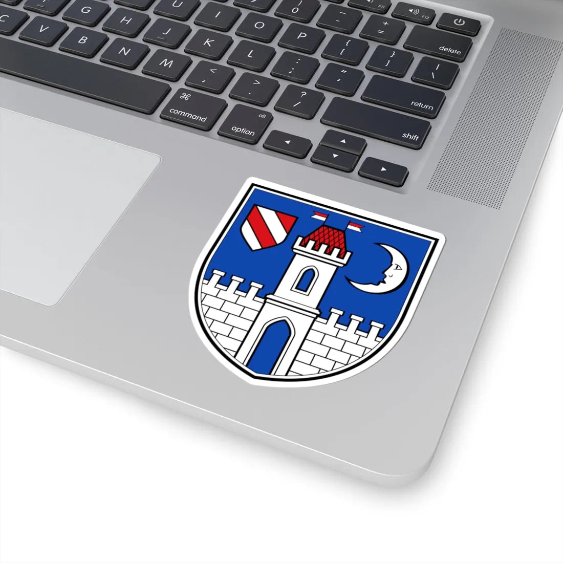 DEU Glauchau COA (Germany) (Coat of Arms) STICKER Vinyl Kiss-Cut Decal - The Sticker Space